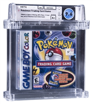 2000 Nintendo Game Boy Color (USA) "Pokemon Trading Card Game" Sealed Game - WATA 9.6/A+